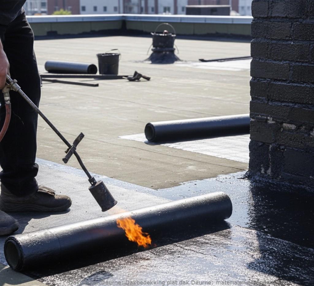 Dakbedekking plat dak Deurne: materialen en onderhoud