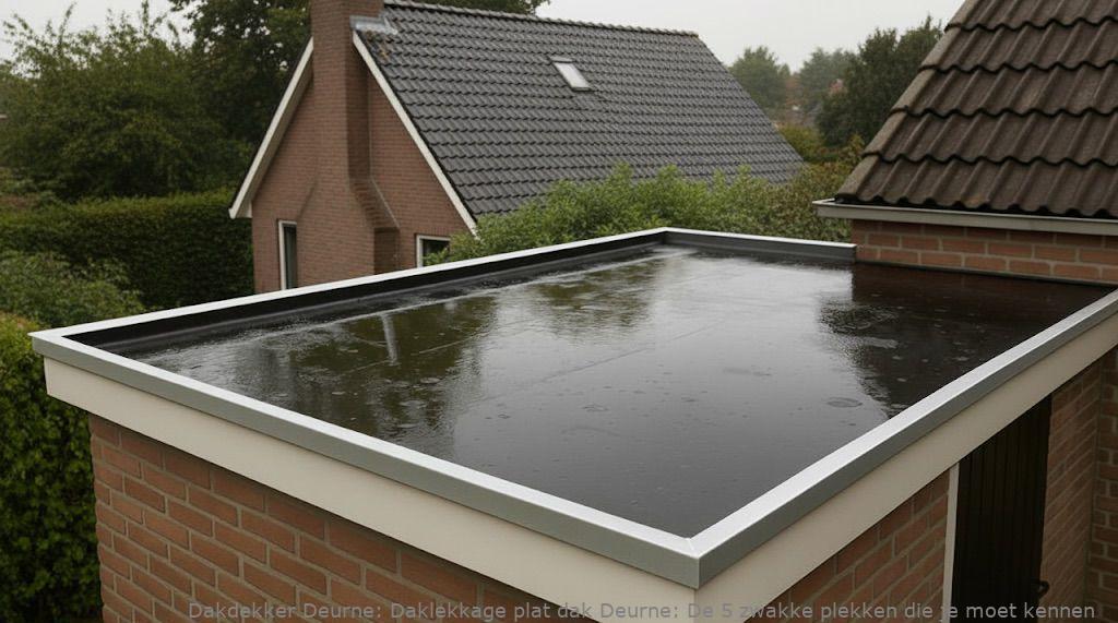 Daklekkage plat dak Deurne: De 5 zwakke plekken die je moet kennen