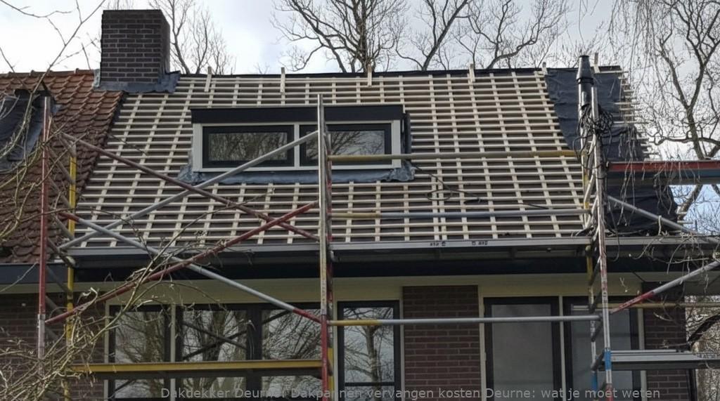 Dakpannen vervangen kosten Deurne: wat je moet weten