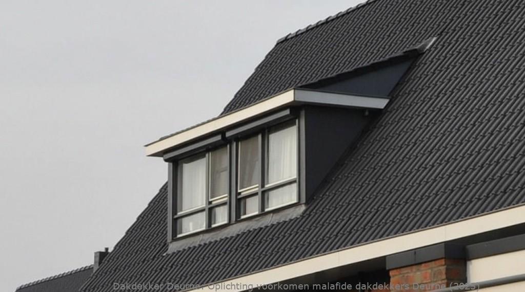 Oplichting voorkomen malafide dakdekkers Deurne (2025)