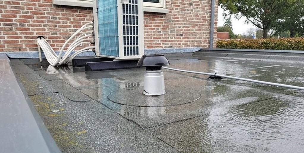 Plat dak lekkage Deurne? Zo bespaar je €2.400 schade